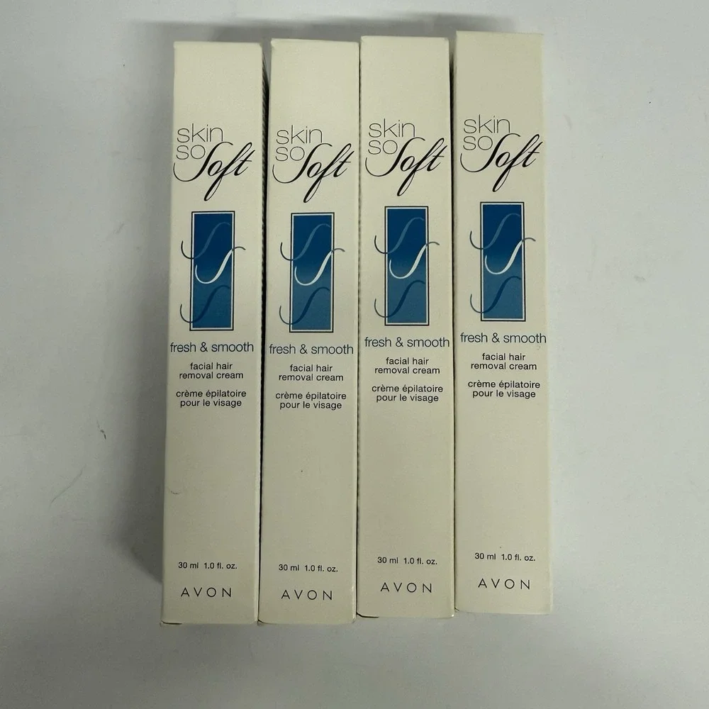 4 Avon Skin‎ So Soft fresh and smooth facial hair removal cream 1 oz Exp 03/2012